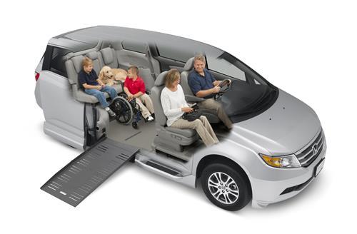 Side-Entry Standard wheelchair accessible van