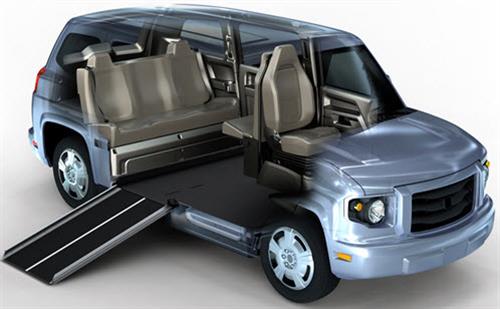 Rear-Entry XL wheelchair accessible van